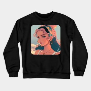 Angelic Anime 80s Crewneck Sweatshirt